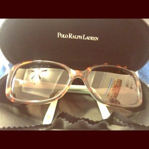 Ralph Lauren Polo Sunglasses Tiffany Blue w Case